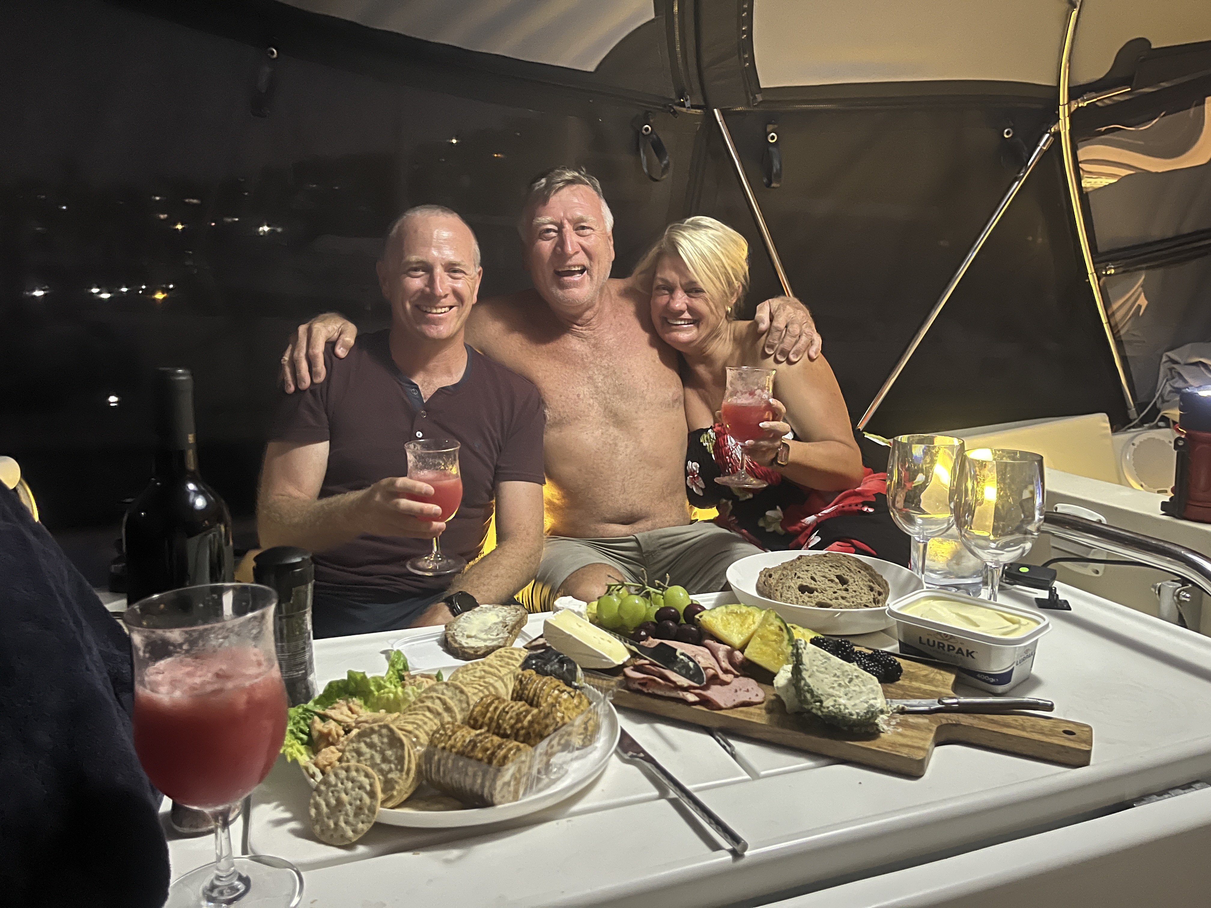 The start of a very fun night with these two!