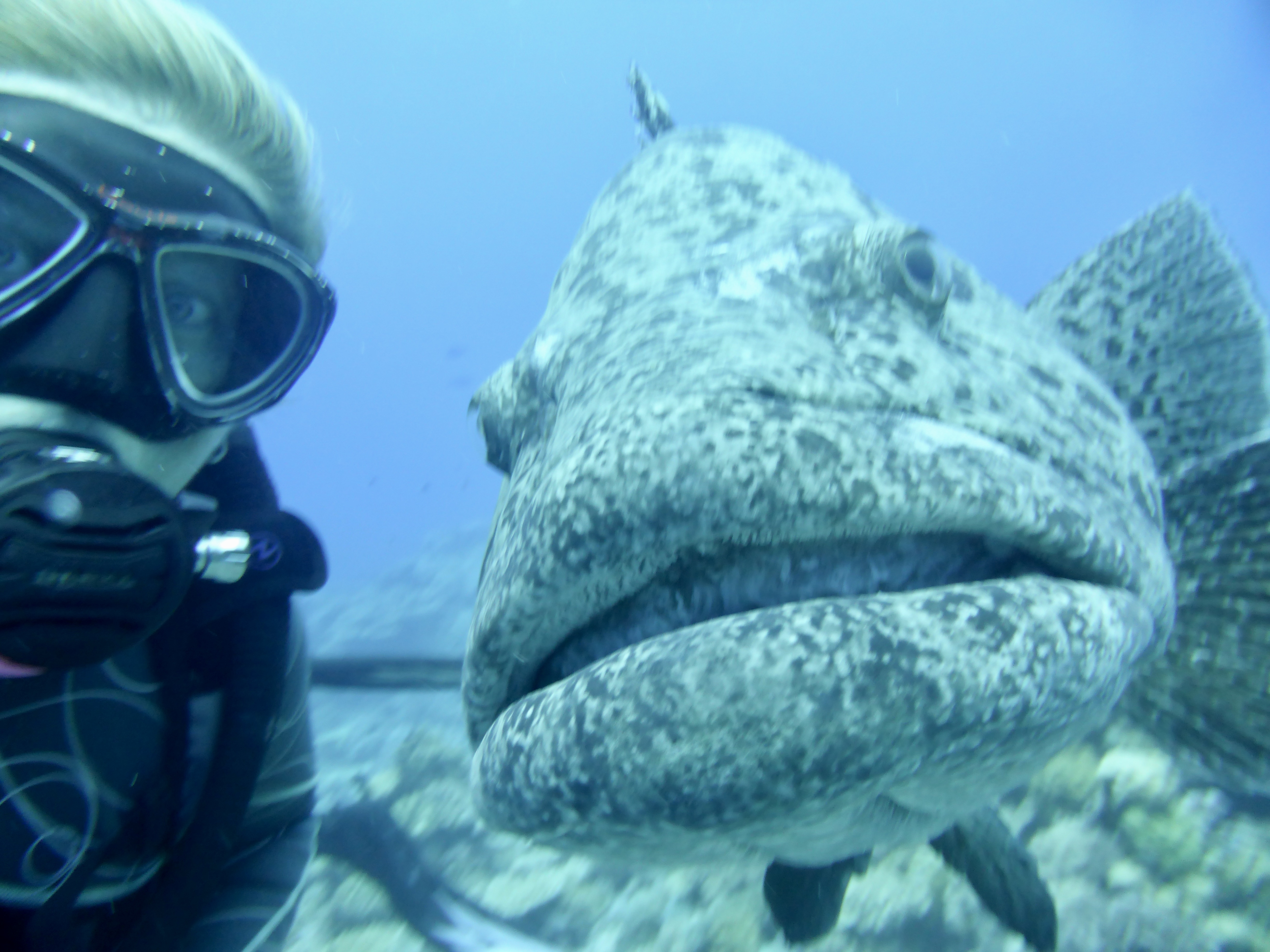 Kristie taking a selfie with one of the locals