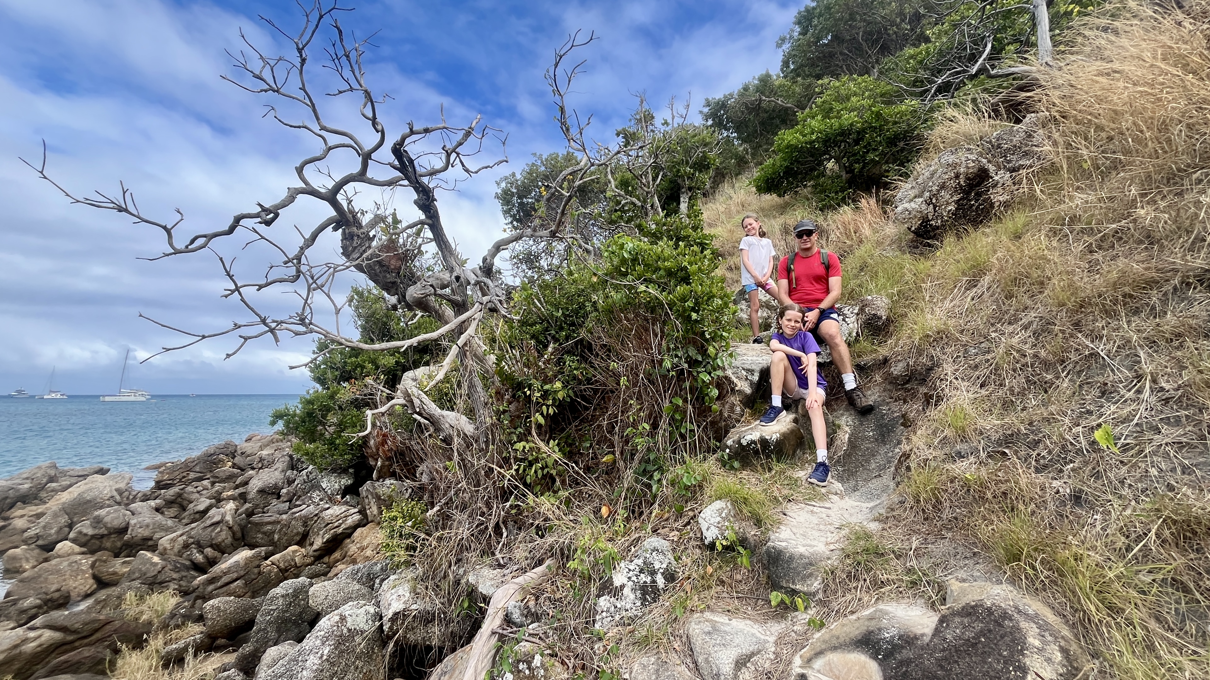 Setting off for the walk