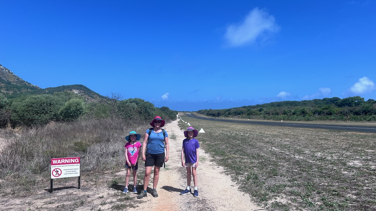 Walking down the runway strip was hot!