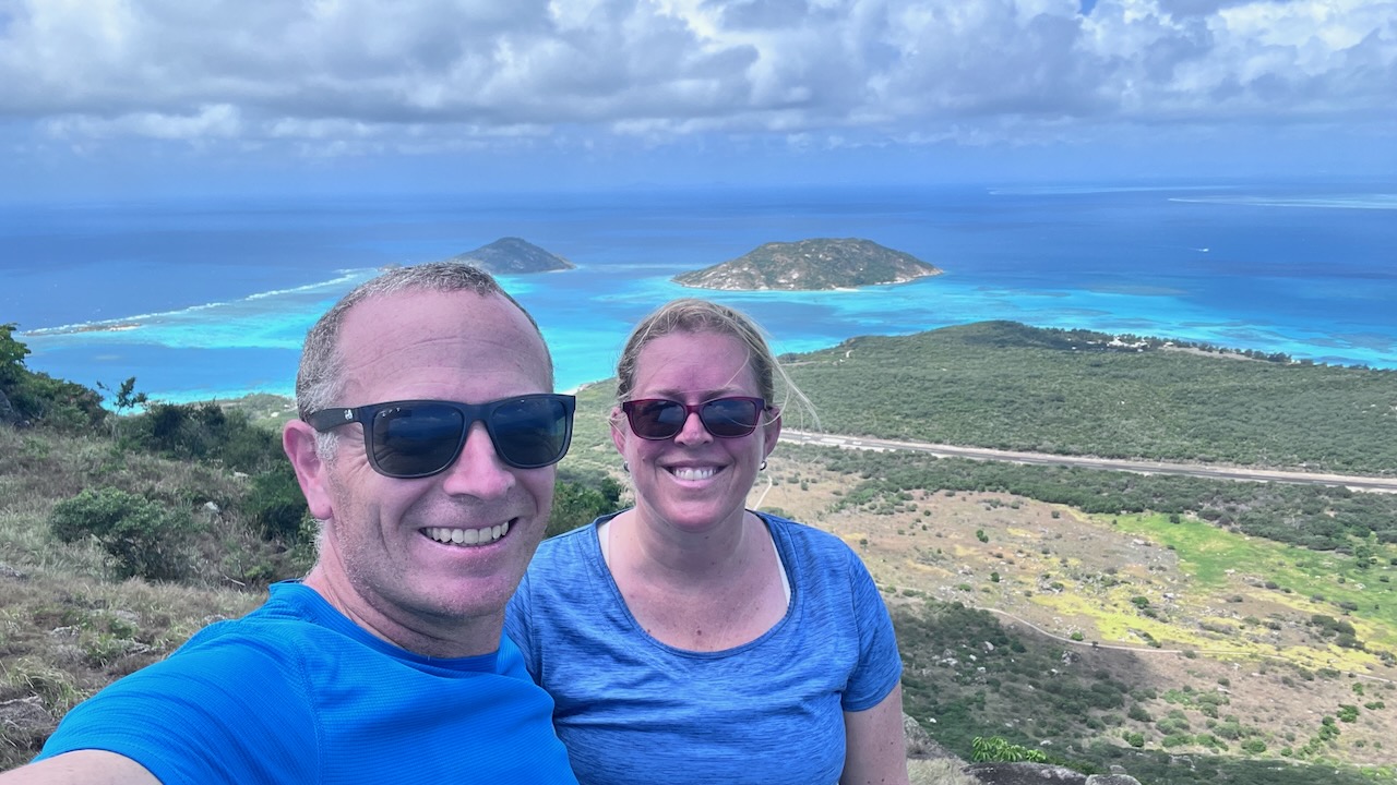 Looking south over Blue Lagoon and Palfrey Island