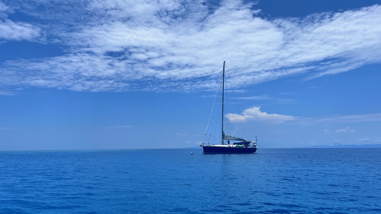 Flat seas all around