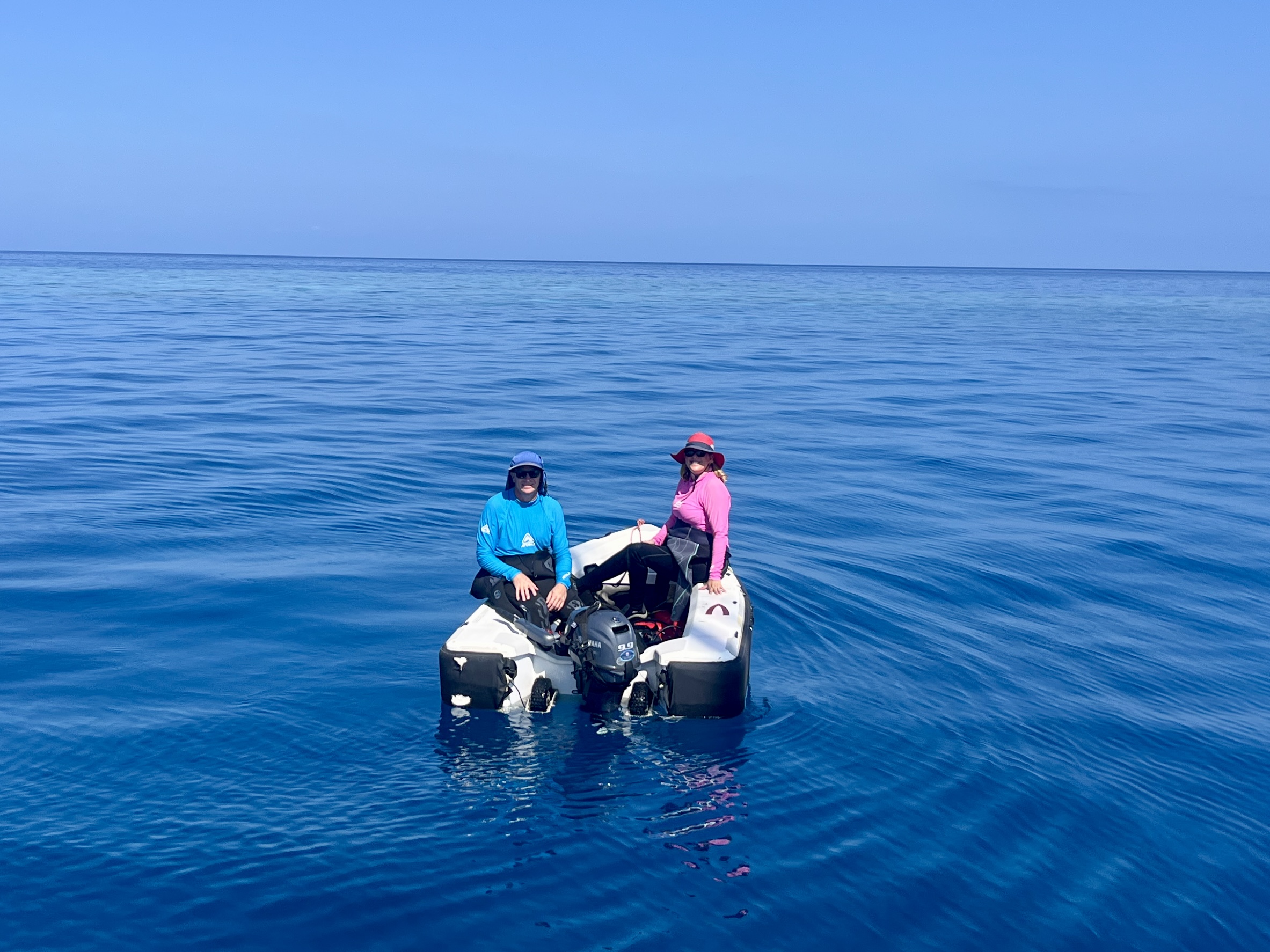 Emma snapped a picture of us departing and leaving them on the boat