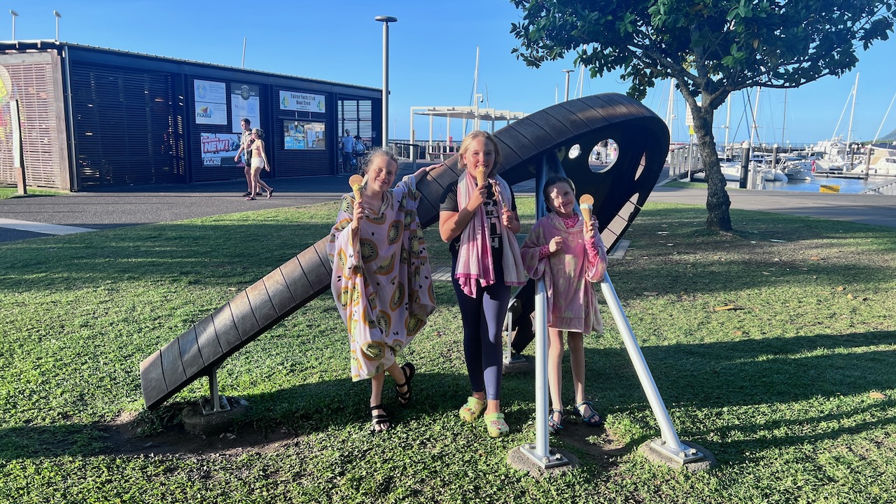 We all enjoyed our ice cream