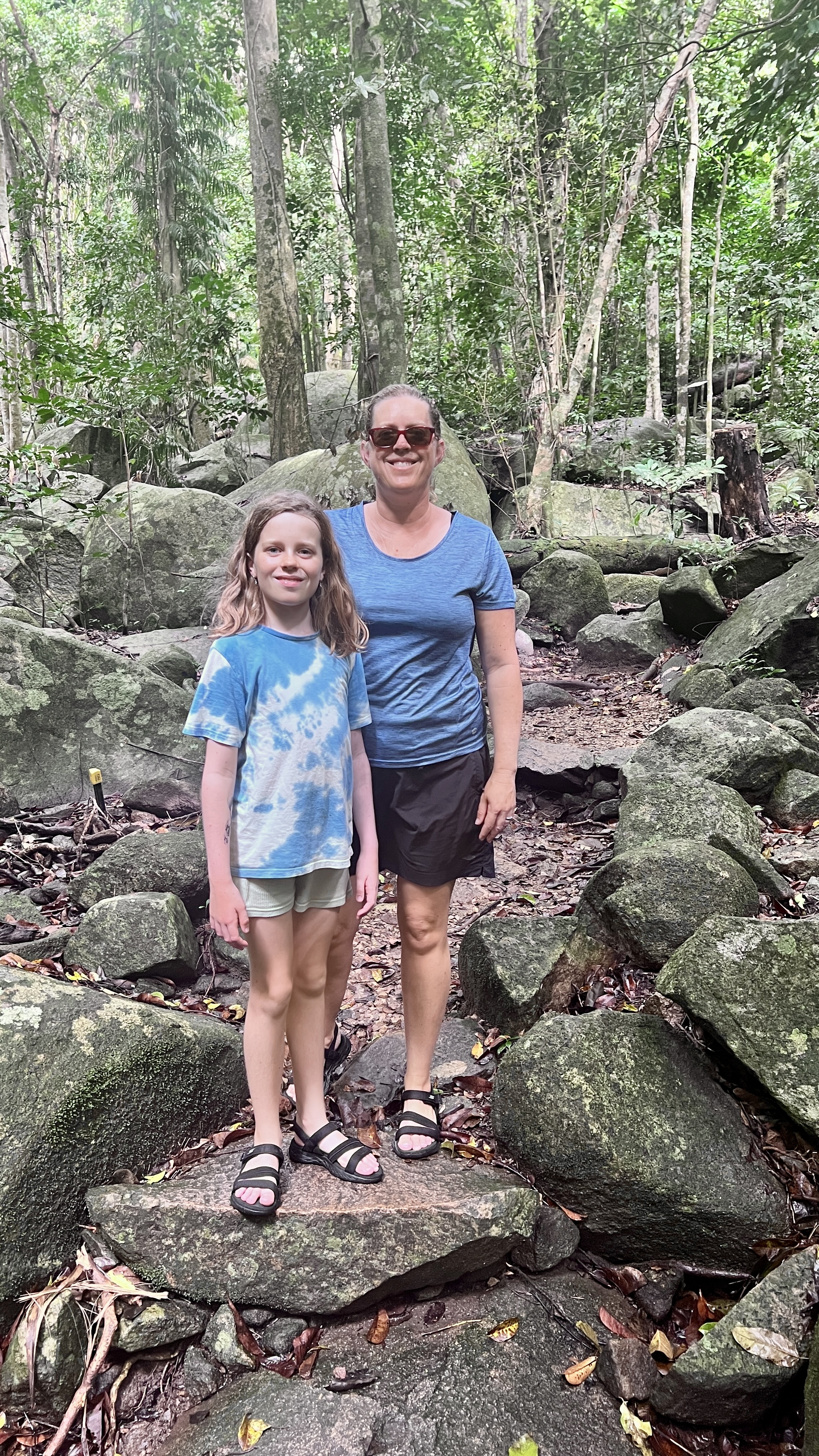 The walk to/from the Secret Garden