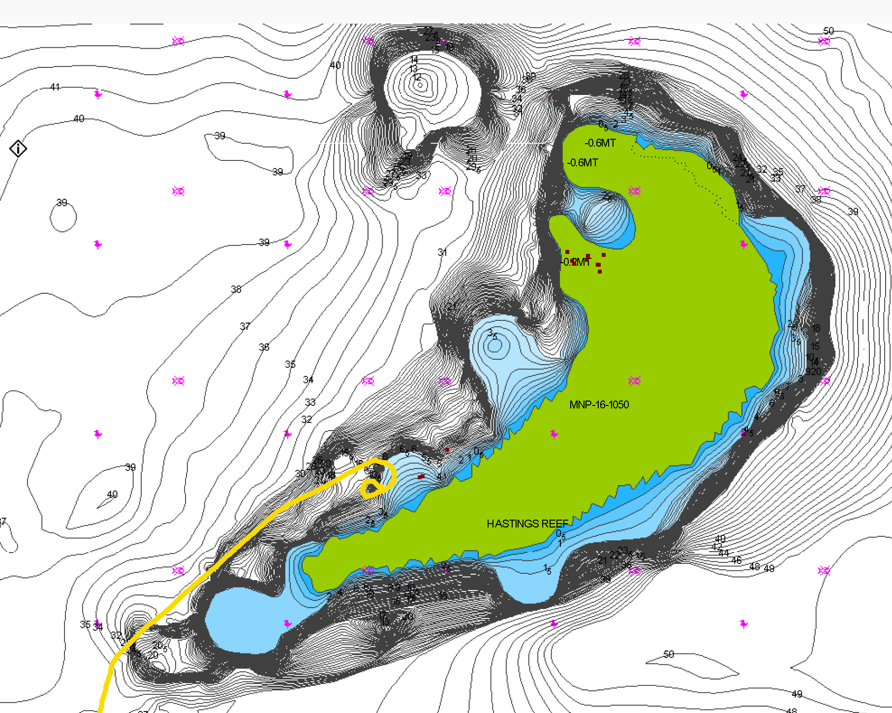 A quick stop at Hastings Reef