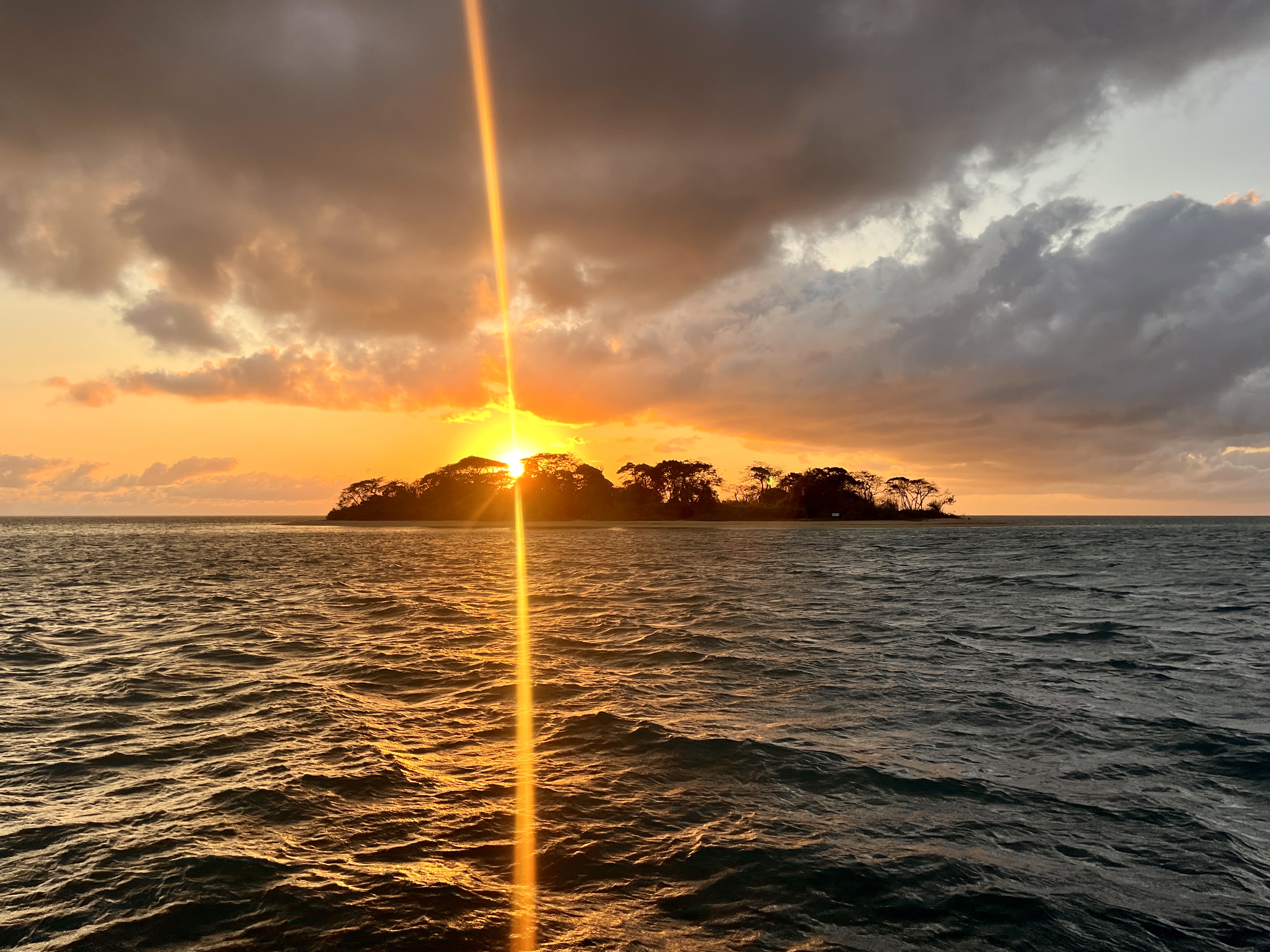 Sunrise after the wind picked up overnight