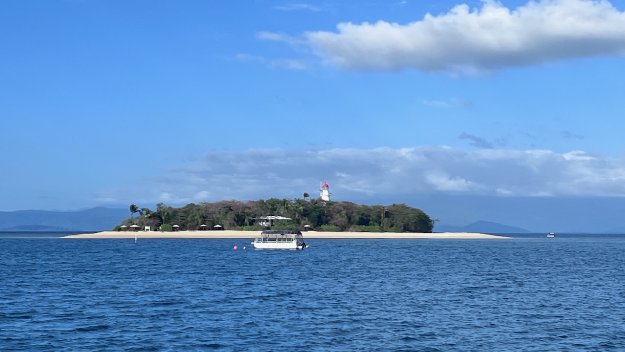 Our view of the Low Isles from our mooring