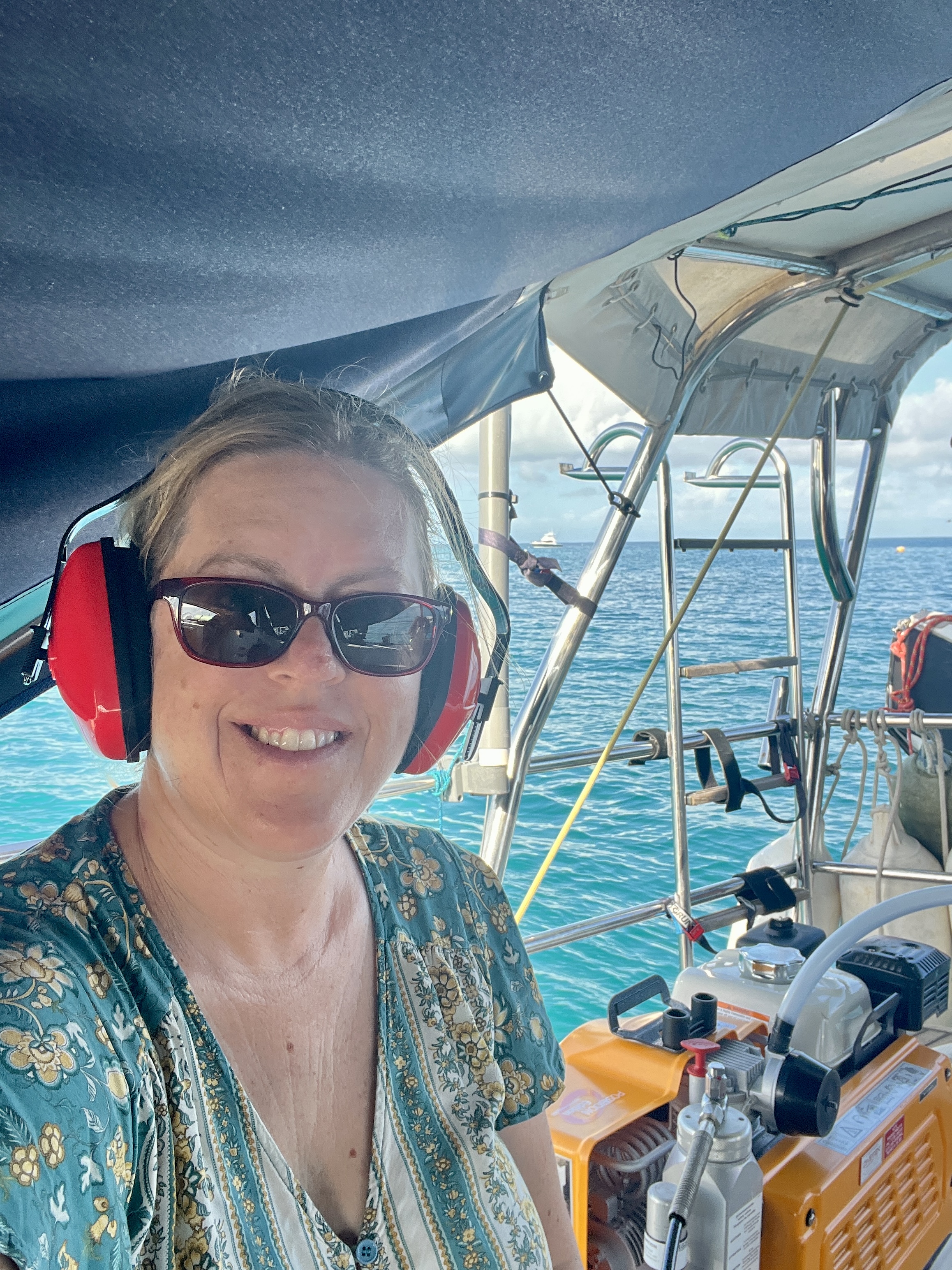 Filling tanks ready for our next dive