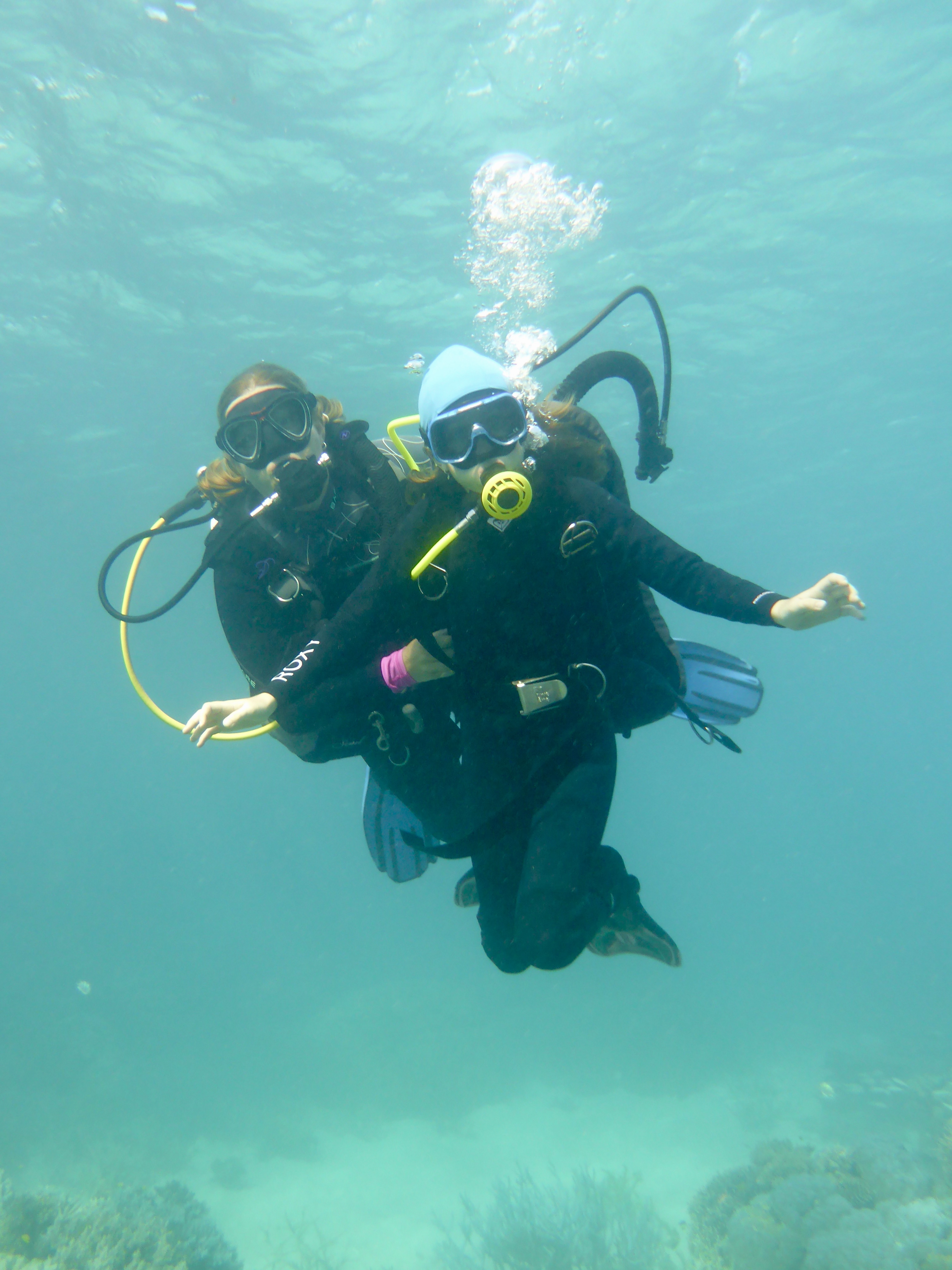 Kristina at one with the ocean