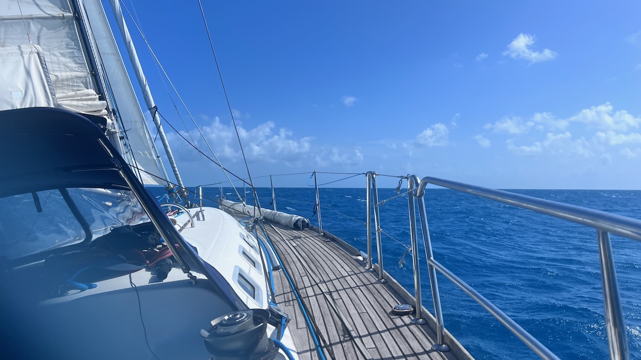 Sweet sailing conditions (compared to what we could have had)