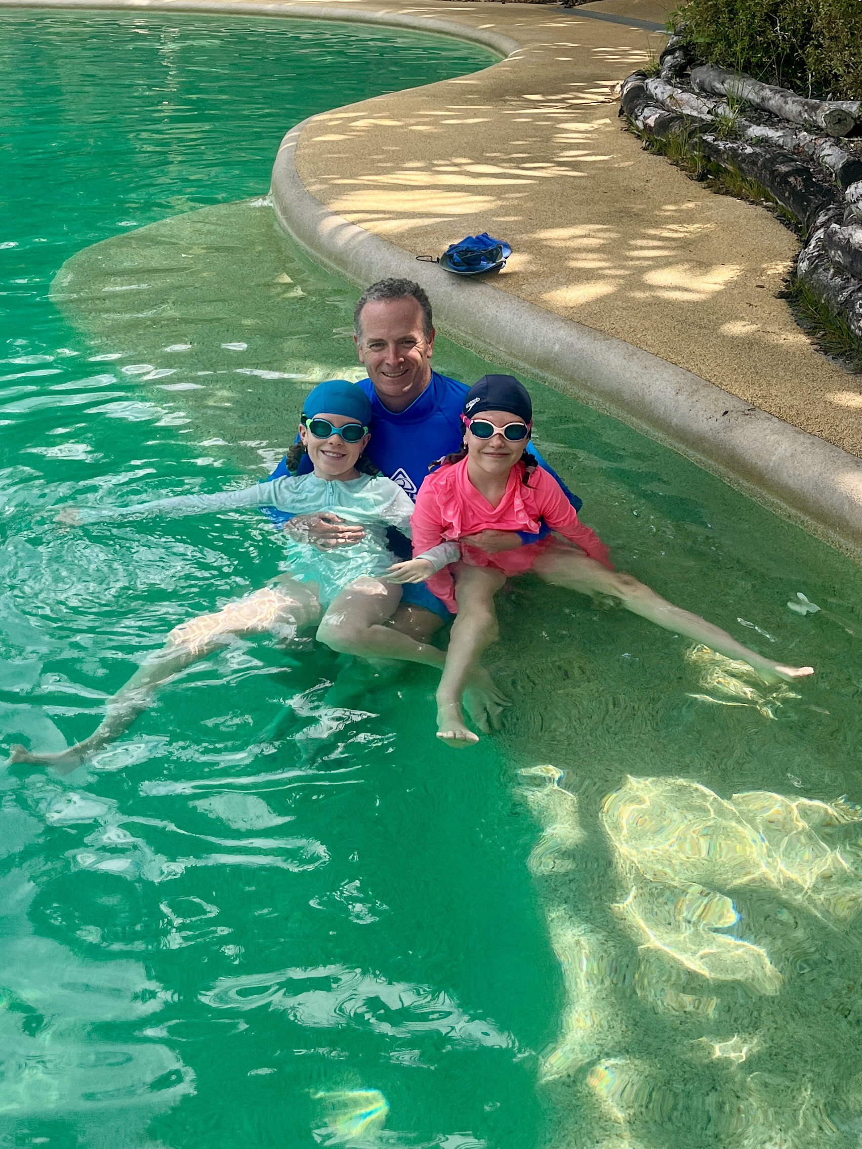 Refreshing in the pool