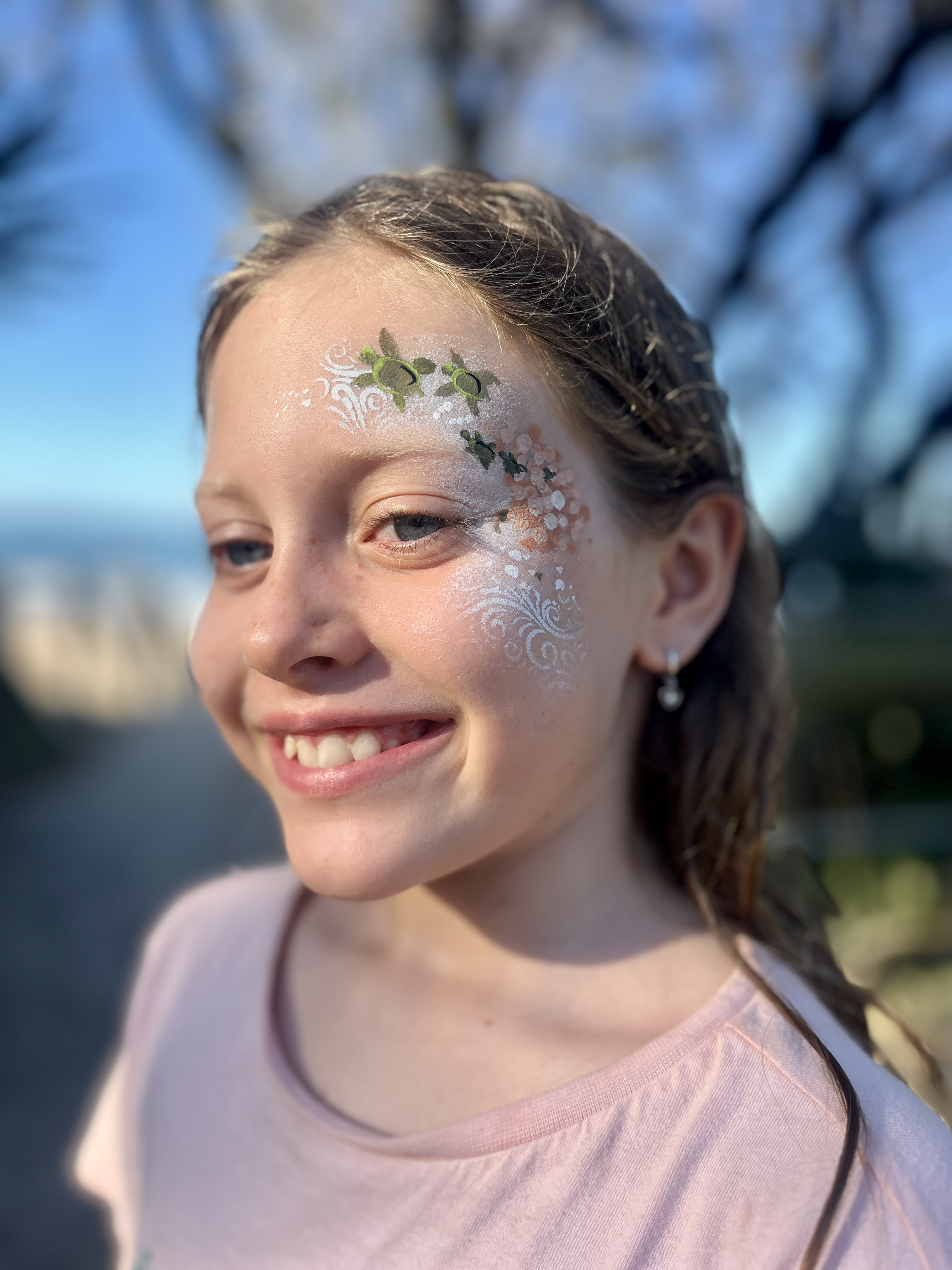 Emma asked for baby turtles hatching. The lady doing this was super talented.